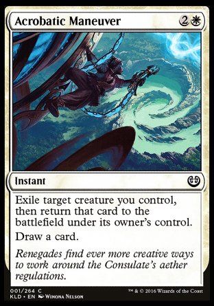 Acrobatic Maneuver (Kaladesh) Trading Card