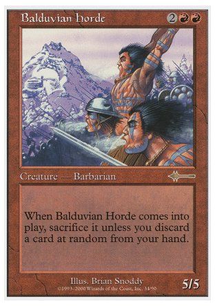 Balduvian Horde (Beatdown) Trading Card