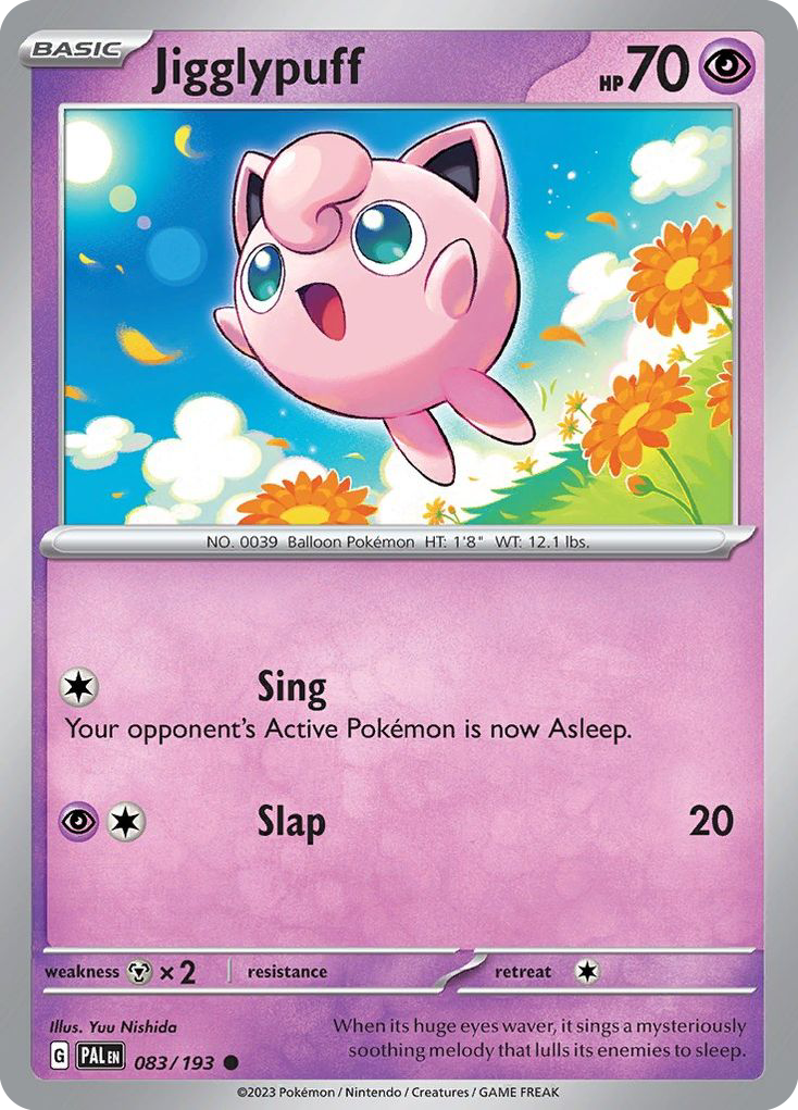 Jigglypuff (83/193) - Paldea Evolved Pokémon Card