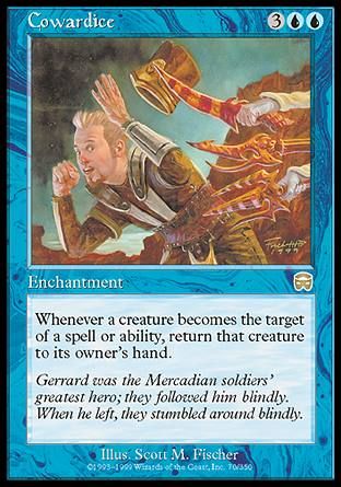 Cowardice (Mercadian Masques) Trading Card