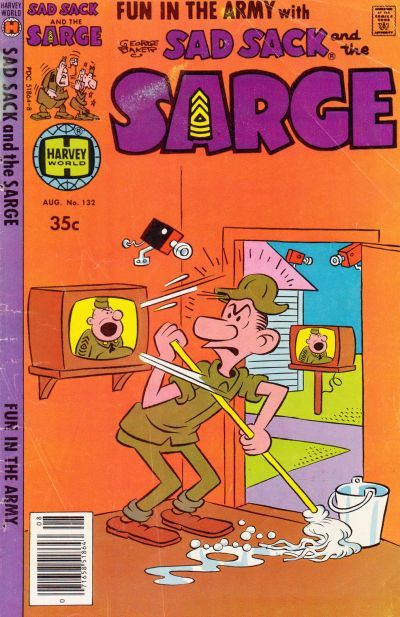 Sad Sack And The Sarge #132 Comic