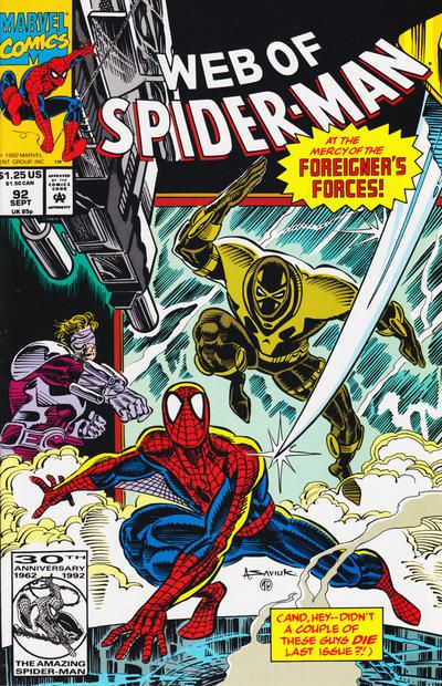 Web of Spider-Man #92 Comic