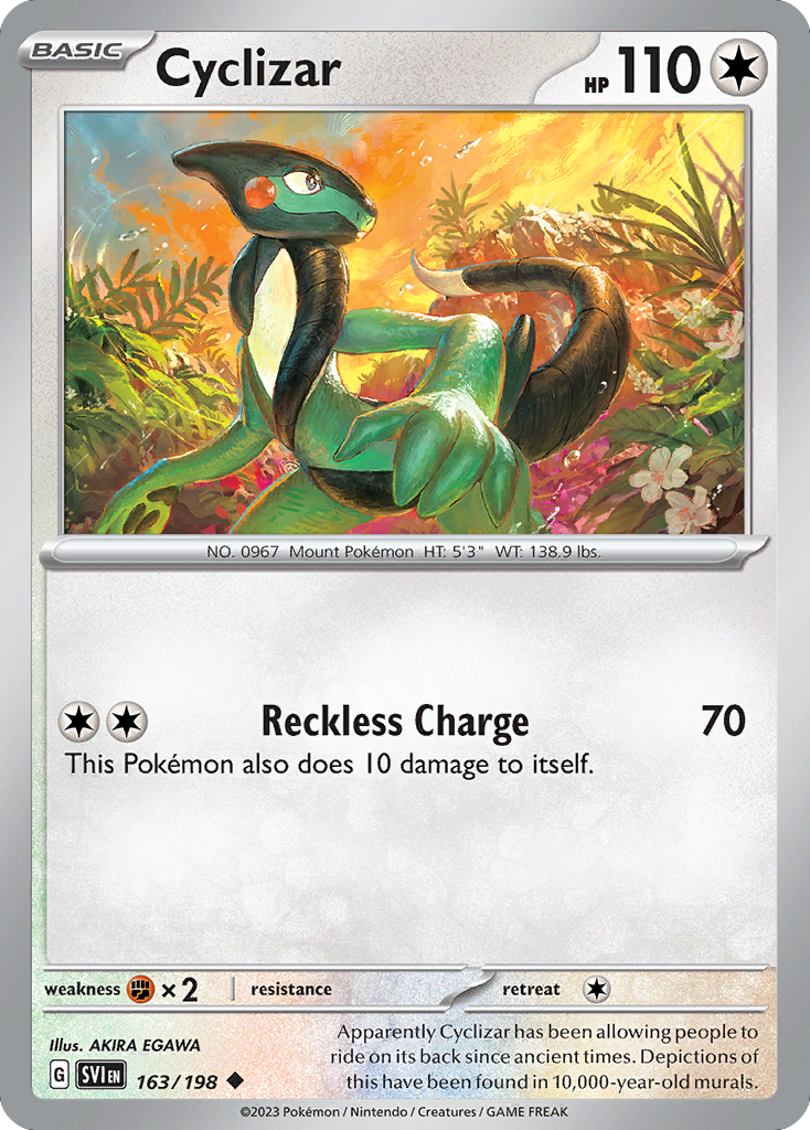 Cyclizar (163/198) - Scarlet & Violet Pokémon Card