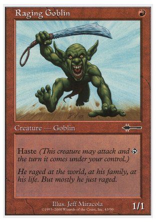 Raging Goblin (Beatdown) Trading Card