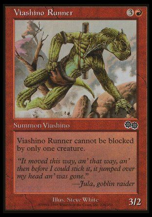 Viashino Runner (Urza's Saga) Trading Card