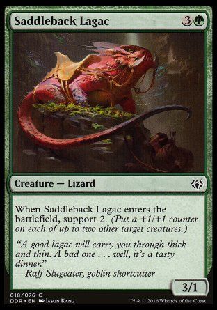 Saddleback Lagac (Nissa vs. Ob Nixilis) Trading Card