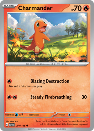 Charmander (4/165) - 151