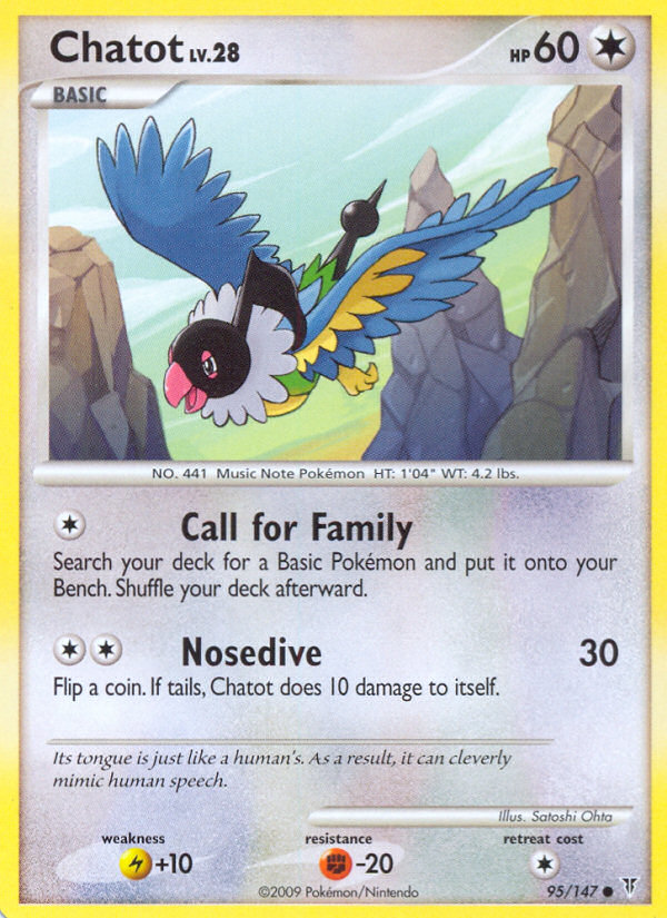 Chatot (95/147) - Supreme Victors Pokémon Card