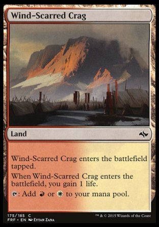 Wind-Scarred Crag (Fate Reforged) Trading Card