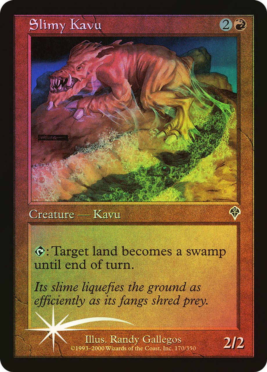 Slimy Kavu (Invasion - Foil) Trading Card