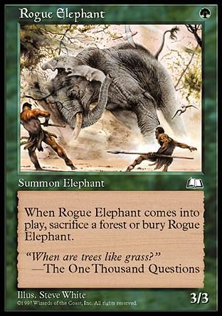 Rogue Elephant (Weatherlight) Trading Card