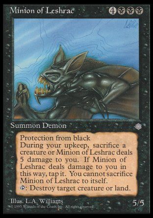 Minion of Leshrac (Ice Age) Trading Card