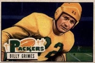 Billy Grimes 1951 Bowman #53 Sports Card