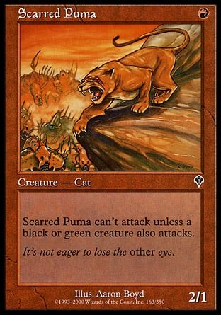 Scarred Puma (Invasion) Trading Card