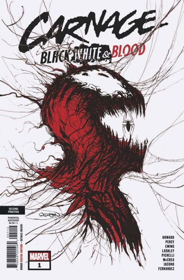 Carnage: Black, White & Blood #1 (2nd Printing)