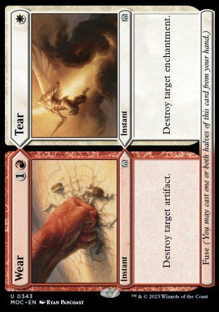 Wear / Tear (March of the Machine Commander Decks) Trading Card