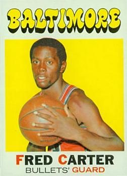 Fred Carter 1971 Topps #14 Sports Card