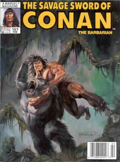 The Savage Sword of Conan #157 Comic