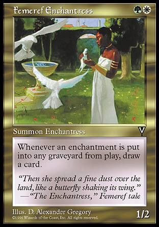 Femeref Enchantress (Visions) Trading Card