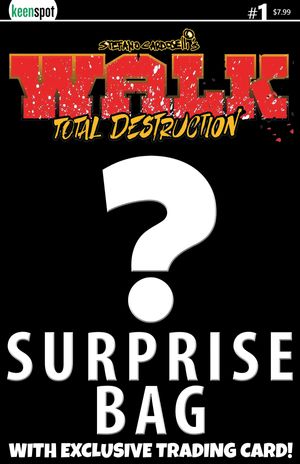 Walk Total Destruction #1 (Cvr B Stefano Cardoselli Surprise Cover Bagged With Trading Card Variant)
