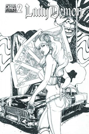 Lady Demon #2 (10 Copy Chin B&amp;w Cover)
