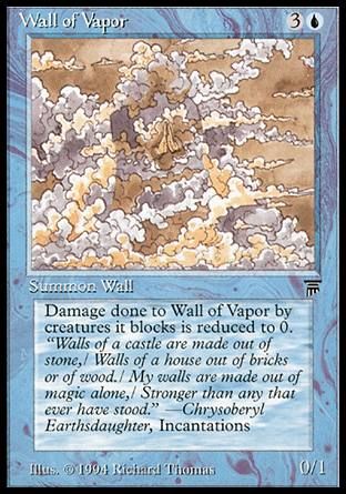 Wall of Vapor (Legends) Trading Card