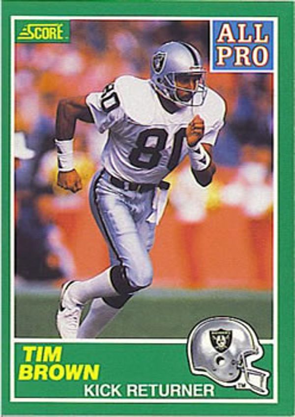 Tim Brown 1989 Score #305