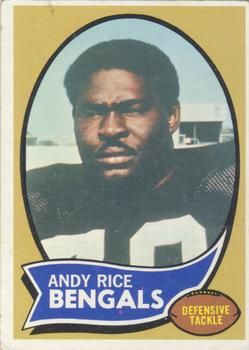 Andy Rice 1970 Topps #42 Sports Card