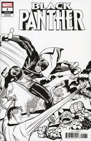 Black Panther #1 (Kirby B&w Remastered Variant)
