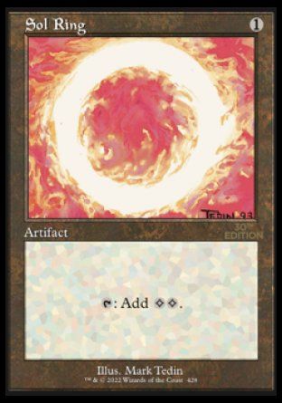 Sol Ring (Magic 30th Anniversary Edition - Old Frame) Trading Card