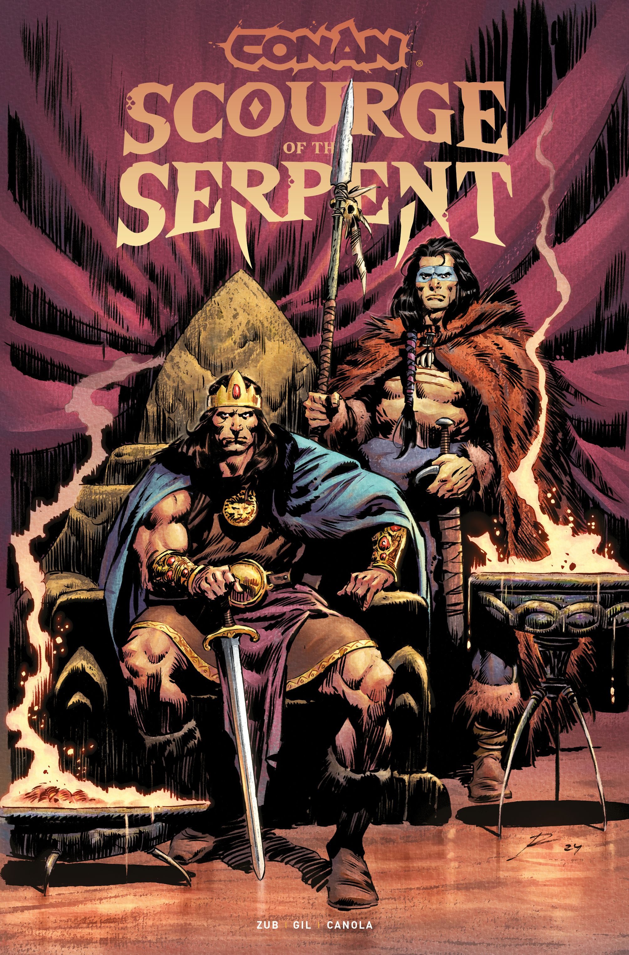 Conan: Scourge of the Serpent #1 (Cvr F Roberto De La Torre Foil Trade Variant) Comic