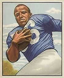 Claude Young 1950 Bowman #123 Sports Card