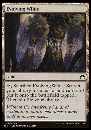 Evolving Wilds (Magic Origins) Trading Card