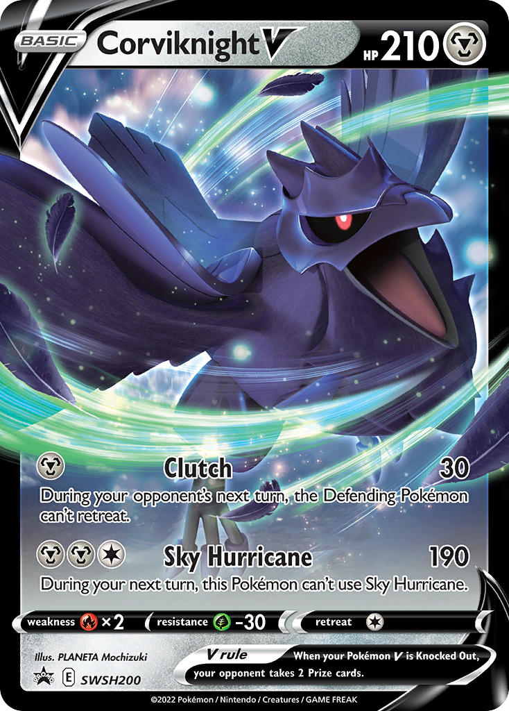 Corviknight V (SWSH200) - SWSH Black Star Promos Pokémon Card