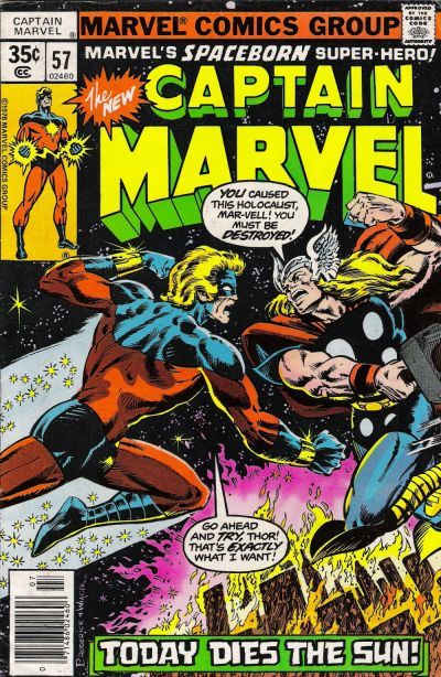 Captain Marvel #57 Comic