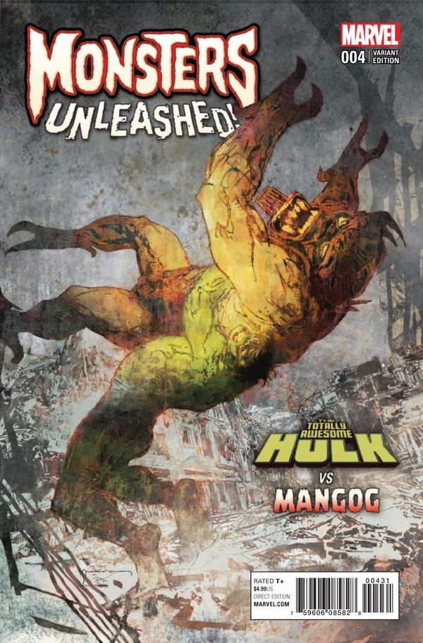 Monsters Unleashed #4 (Sienkiewicz Monster Vs Marvel He)
