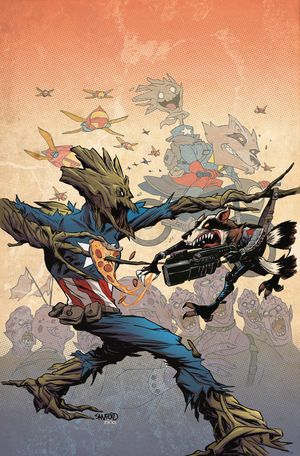Bucky Barnes Winter Soldier #2 (Rocket Raccoon And Groot Variant)