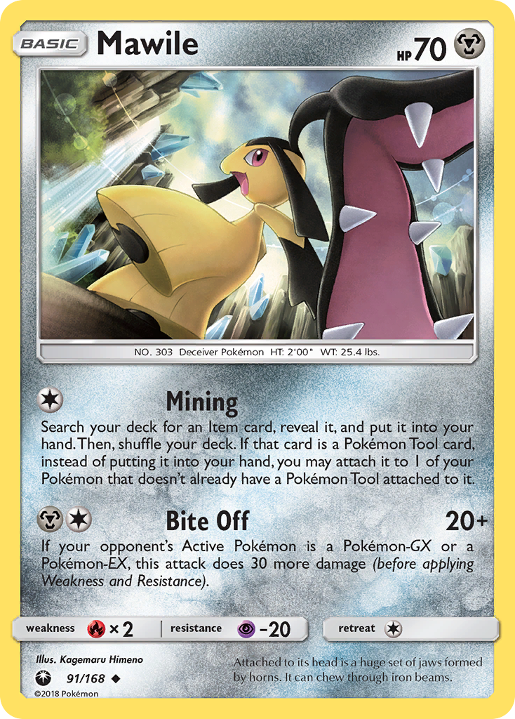 Mawile (91/168) - Celestial Storm Pokémon Card