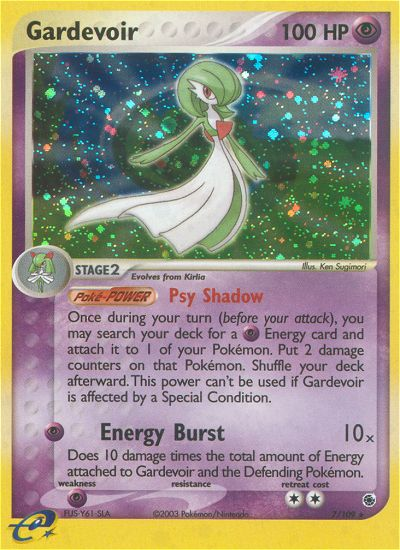 Gardevoir (7/109) - Ruby & Sapphire Pokémon Card