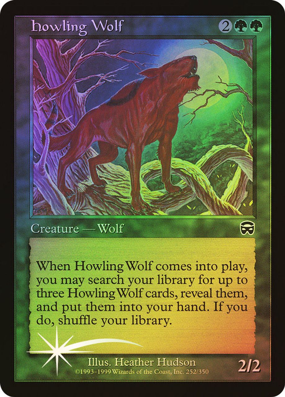 Howling Wolf (Mercadian Masques - Foil) Trading Card