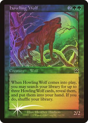 Howling Wolf (Mercadian Masques - Foil)