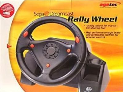 Sega Dreamcast Rally Wheel Video Game
