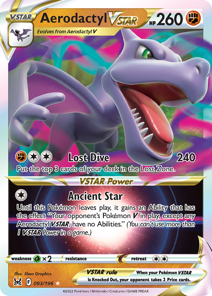 Aerodactyl Pokémon Card