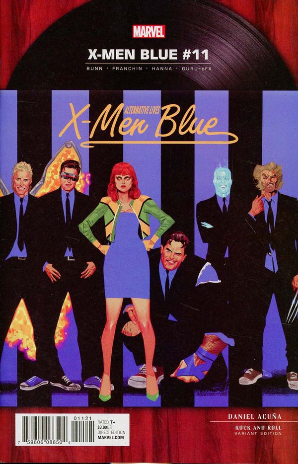 X-men Blue #11 (Acuna Rock N Roll Variant)