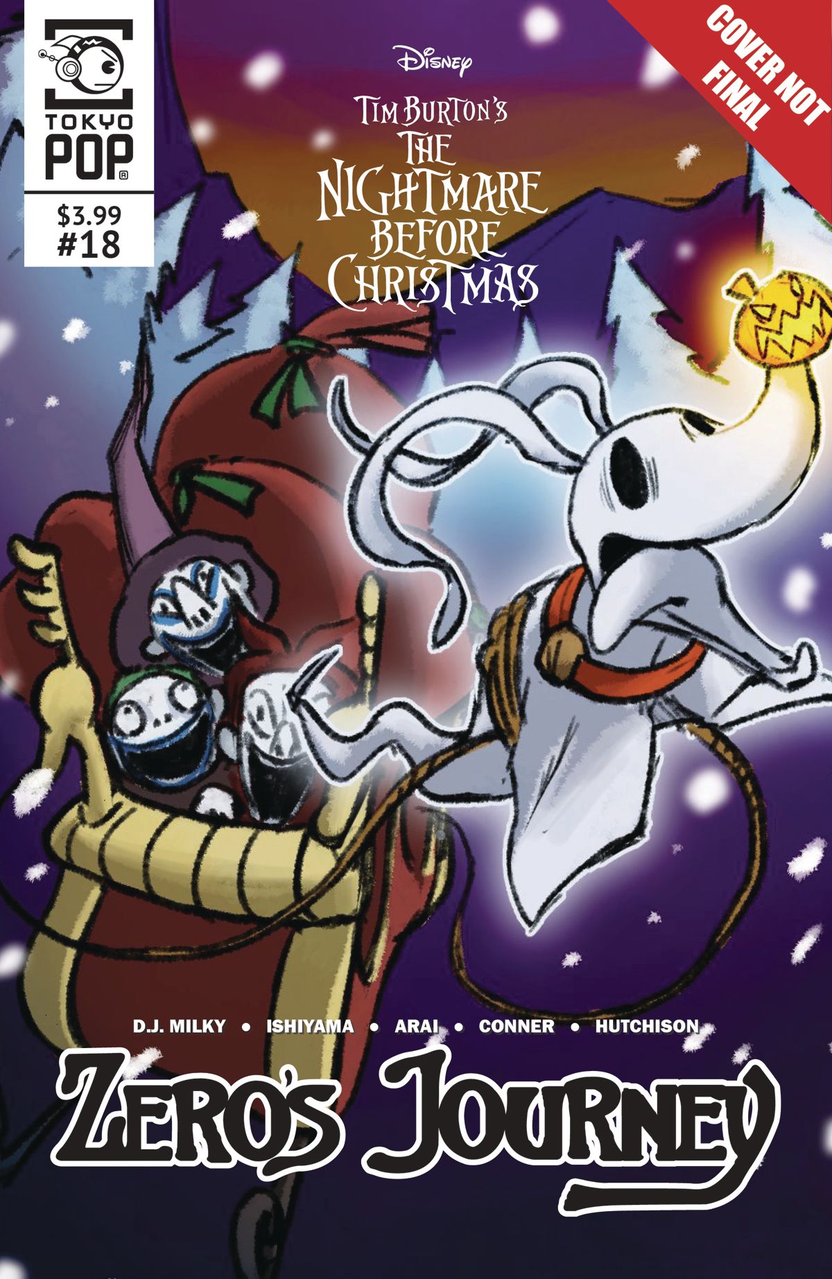 Nightmare Before Christmas Zeros Journey #18 Comic