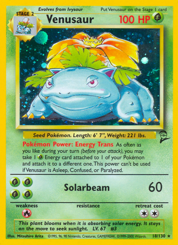 Venusaur (18/130) - Base Set 2 Pokémon Card