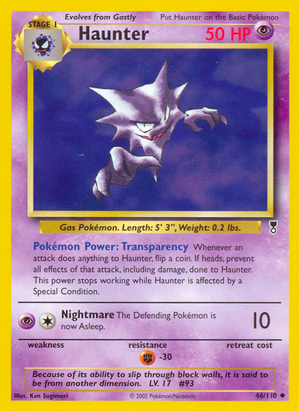 Haunter (46/110) - Legendary Collection Pokémon Card