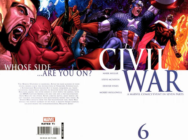 Civil War #6 Comic