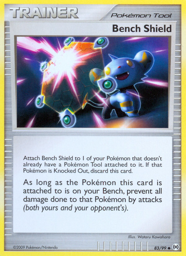 Bench Shield (Trainer: Pokémon Tool) (83/99) - Arceus Pokémon Card