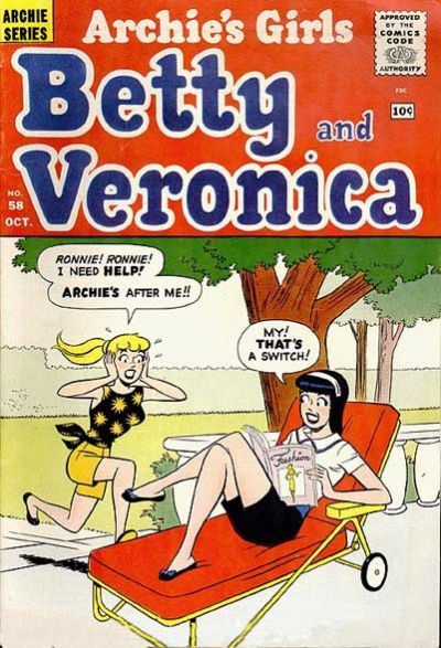Archie's Girls Betty and Veronica #58 Comic